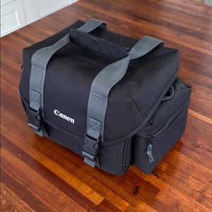 Black Canon Camera Bag